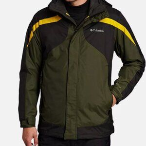 Columbia Men's Eager Air Interchange Jacket Surplus Green, XL